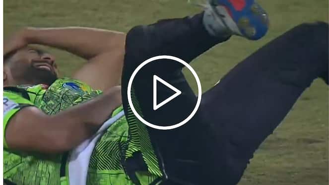 [Watch] Haris Rauf Injures Himself Badly As He Takes A Splendid Catch In A  PSL Thriller